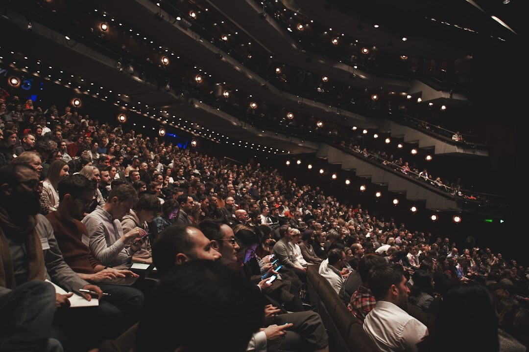 Panel discussion event with audience